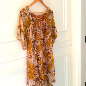 NWOT Elena Baldi silk dress size L